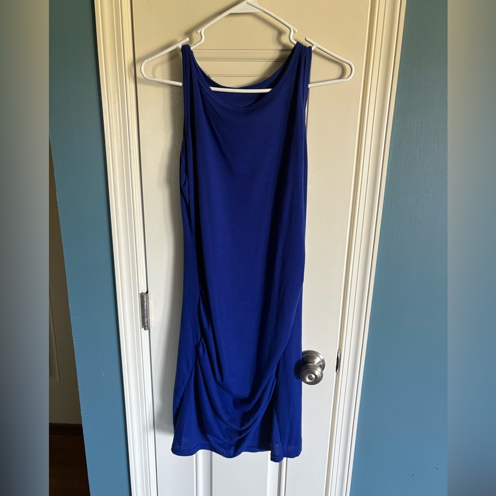 Sleeveless Blue Dress
